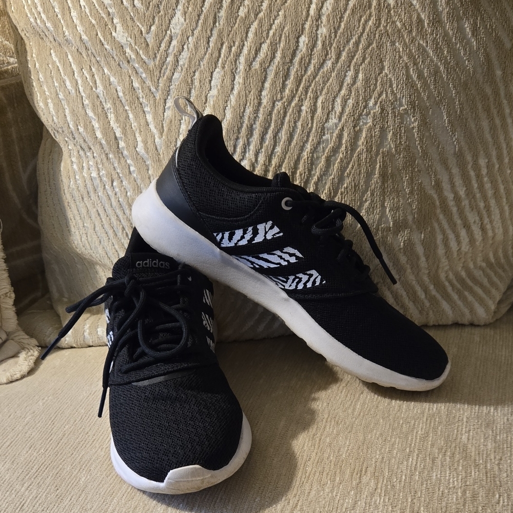 Adidas Zebra Stripe Black Sneakers